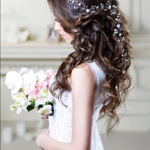 Pearl&Crystal Hair Vine